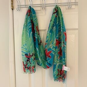 Lilly Pulitzer Multicolor Silk Cashmere Scarf
